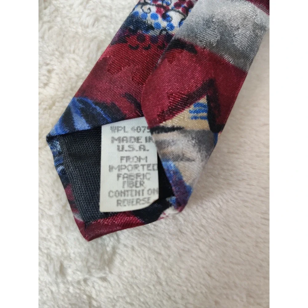 Vintage Wembley Tie Abstract Geometric Designer Polyester 4
